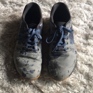 NOBULL blue floral sneakers